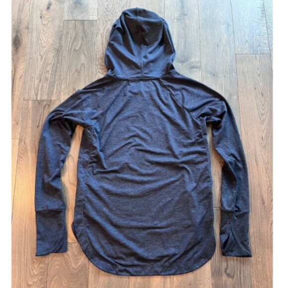 Athleta Uptempo Performance Hoodie Size XS Navy Stretch Athleisure Gym Yoga Run - Picture 3 of 6